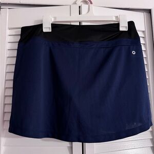Women's Black and Blue Skort